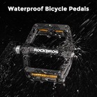 Rockbros Mountain Bike Pedals With Reflector Bicycle Nylon Platform Pedals 9 16 