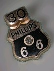 Vintage Phillips 66 Petroleum Company Gas Oil Lgb 10k 30 Year Employee Lapel Pin