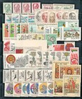 Czechoslovakia Sc 1540a 1726  1970 Collection Of 60  Stamps Mint Nh Og