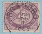 Norway 40  Used With Nice  brandbo   1888 Cancel - No Faults Very Fine  - Pzi