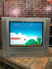 Panasonic Pv-20df25 20  Crt Tv Dvd Combo For Retro Gaming Front Inputs