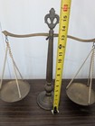 Vintage Antique Solid Brass Balance Scale Gem Jewelry Apothecary Decor 
