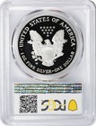 2002-w American Silver Eagle Dollar Pr70dcam Pcgs Proof 70 Deep Cameo