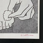 Roy Lichtenstein   Vintage 1970 Signed   Mounted 11x14 Offset Lithograph    