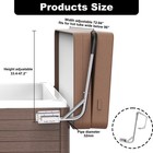 Stainless Steel Spa Cover Lift Top Mount Spa   Hot Tub Cover Lift Removal Sys   