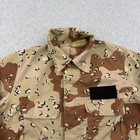 Vintage Military Jacket Mens Medium Desert Storm Camo 80s Chocolate Chip Combat