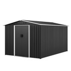 8 x12  Outdoor Storage Shed Metal Lockable Garden Tool For Backyard  Patio  Lawn