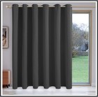 Lordtex Dark Grey Room Divider Curtains - Total Privacy Wall Room Divider Screen