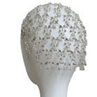 Rhinestone Crystal Hair Net Bridal Wedding Headpiece Boho Hair Accessory