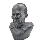 Rare Detailed South African Zulu Bura Statue Bust Signed 1983 By M t m Hlongo