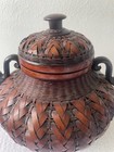 Vintage Traditional Antique Chinese Wedding Basket Hand Woven In Shanghai