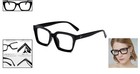 Classic Square Frame Clear Lens Glasses For Men   Women  Lightweight   Stylish