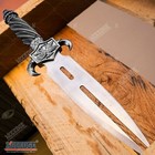 12 5  Double Edge Dragon Fixed Blade Knife Tactical Hunting Knife Real Steel