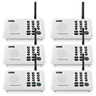 2-6pack 10-channel Call All Fm Wireless Intercoms System For Home House Offices