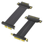 Pci-e 4 0 X1 x4 Riser Cable Pcie 4 0 Extension Cable 90   Mounting For Gpu Black