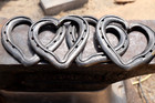 Hand Forged Horseshoe Hart