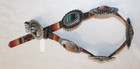 New Girls Ariat Multi-colored Belt With Large Oval Floral Conchos Size 26