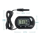 Lcd Digital Aquarium Thermometer Fish Tank Water  Terrarium Temperature Gauge