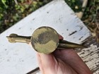 Original Vintage Wwii Solid Brass Submarine Table Desk Paperweight Patina