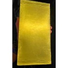 Fiber Optic Glass Block Rough Yellow For Flintknapping Lapidary Cabochon Slab