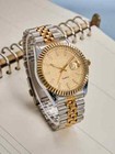 1pc Men s Stainless Steel Business Style Calendar Quartz Watch