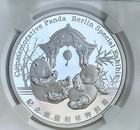 2018 China 1oz Berlin Money Fair Show Silver Panda Fdi Ngc Pf70 Uc Perfect Coin