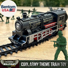Usa Electric Express Train Set For Kids Ages 4-8 - Military Toy Polar Train Mode