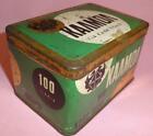 Greece Vtg Greek Kalmol By Specifar                Painkiller Tin Litho Can Box 1960 s