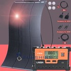 400w 200w Solar Panel Kit 30a 12v 24v Battery Charge Controller Rv Caravan Boat