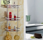 3-layer Corner Shower Caddy Bathroom Stand Shower Organizer Storage Rack Holder