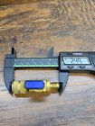 Hvac A c Straight Blue Shut-off Valve Adapter For R134a R22 R12 R410a 1 8 Fit