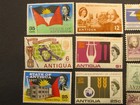 Older Antigua     34 All-different Mint Stamps     1948 To 1967   Lot  536  