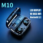 Tws Bluetooth Earbuds Waterproof Bluetooth 5 1 Headset Noise Cancelling Wireless