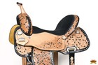 Hilason Western Horse Barrel Racing Saddle Trail American Leather   Western
