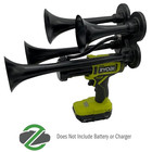 Premium For Ryobi 18v Drill Train Impact 4 Horn Quad Black Air Trumpets W bonus