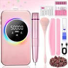 Portable 50000rpm Electric Nail Drill Machine Rechargeable Low Noise Sander File