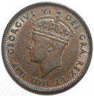 Newfoundland One Cent Coin 1944 C Km  18 Canada King George Vi Pitcher Plant 1