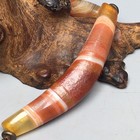 Lovely Tibetan Buddhism Old Agate Dzi Beads Prayer Totem Amulet Choker  Necklace