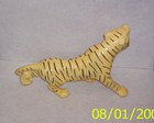 Vintage Pottery Yellow And Black Tiger Figurine 11 5 