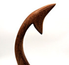 Mid Century Modern Teak Cat Stylized Design