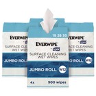 Tork 192830 6 In  X 6 In  Surface Cleaning Wet Wipe - Lemon  White  4 Rl ct  New