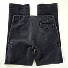 Rofa Guild Trousers German Workwear Black Denim Double Zip Arrow Dart Mens 33x33