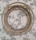 Vintage Silver Plated Vanity Powder Jar Base Made In Occupied Japan