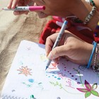 Color Burst Permanent Marker Set  Ultra-fine Tip Markers  Assorted Colors  24