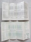 Lot Of 2 Vintage Public Service New Jersey Psnj Bus Timetables Boardwalk Special