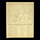 Vintage London Map City Street London England Railways Subways Original Atlas