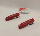 Lot Of 2 Vintage Swingline Tot 50 Staplers   1 Box Swingline Staples Usa