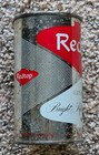 Red Top Flat Top Beer Can From Chicago   Bottom Opened 