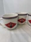 Set Of 4 Vintage 2003 Coca-cola Coffee Mugs   Cups Gibson Designs