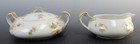 Vtg Haviland Limoges China  autumn Leaf  Sugar Bowl  Creamer  C 1930